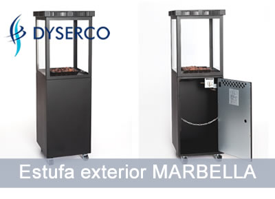estufa terraza propano